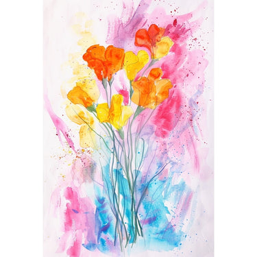 Children's Flower Canvas